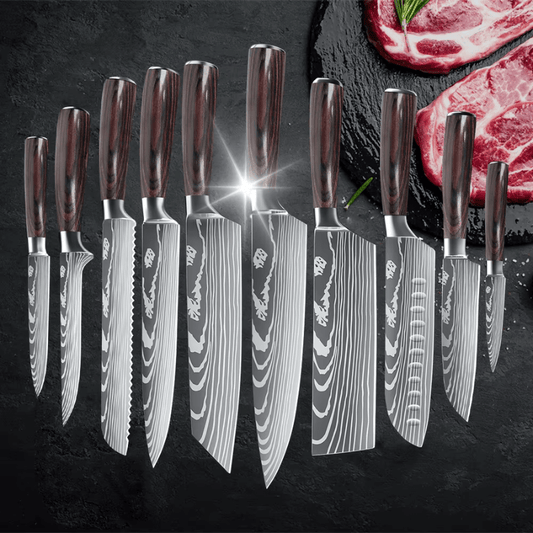 Juego de Cuchillos de Chef de Calidad Profesional y Diseño Elegante