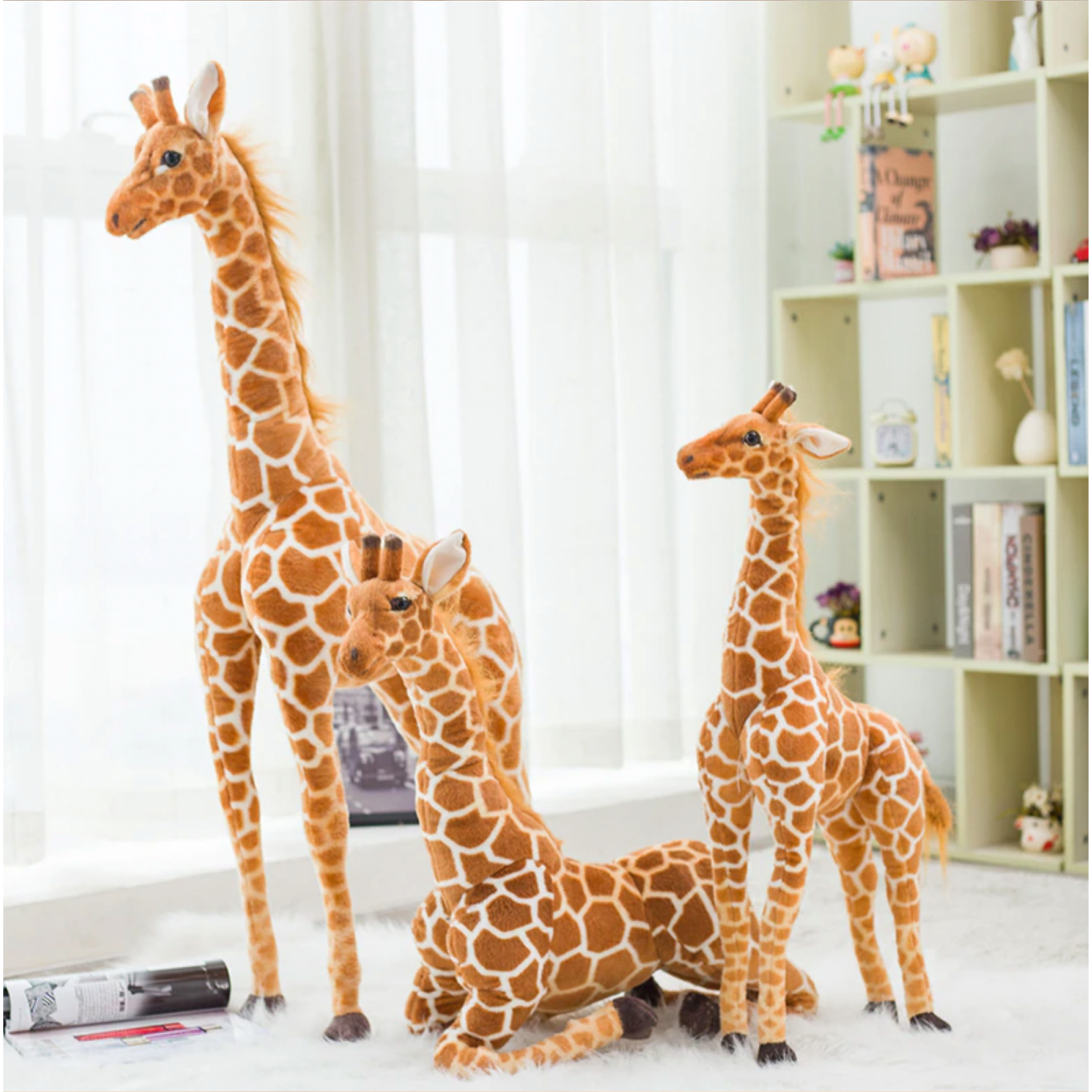 Juguete de Jirafa de Peluche Gigante para Niños - Animal de Peluche