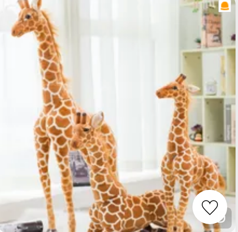 Juguete de Jirafa de Peluche Gigante para Niños - Animal de Peluche