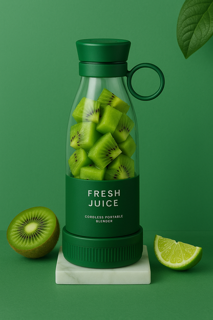 JuicyGo™ – Prepara Batidos Frescos en Cualquier Lugar en un Instante