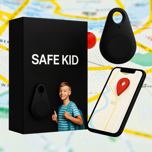 KidiSafe | Rastreador GPS Infantil Impermeable con Ubicación en Vivo y SOS