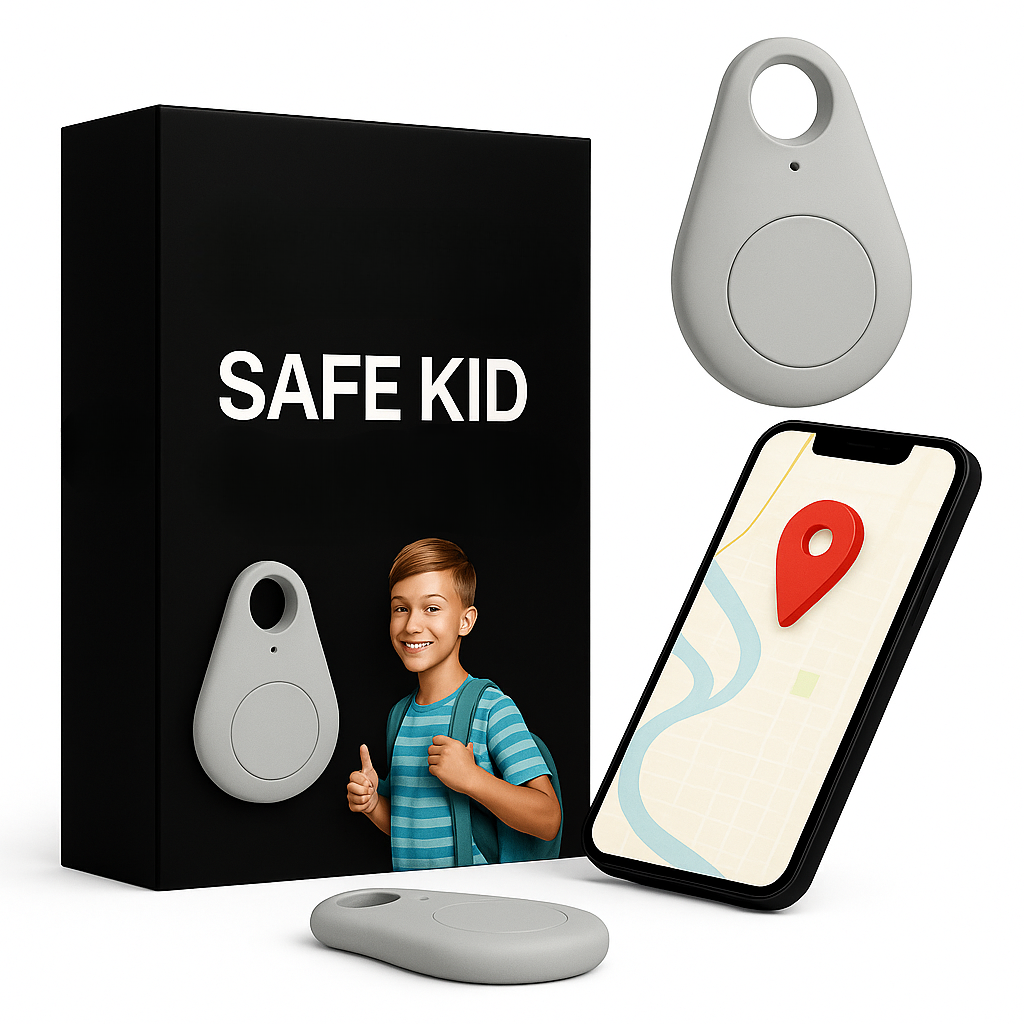KidiSafe | Rastreador GPS Infantil Impermeable con Ubicación en Vivo y SOS