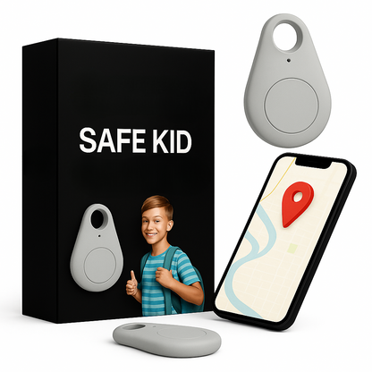KidiSafe | Rastreador GPS Infantil Impermeable con Ubicación en Vivo y SOS