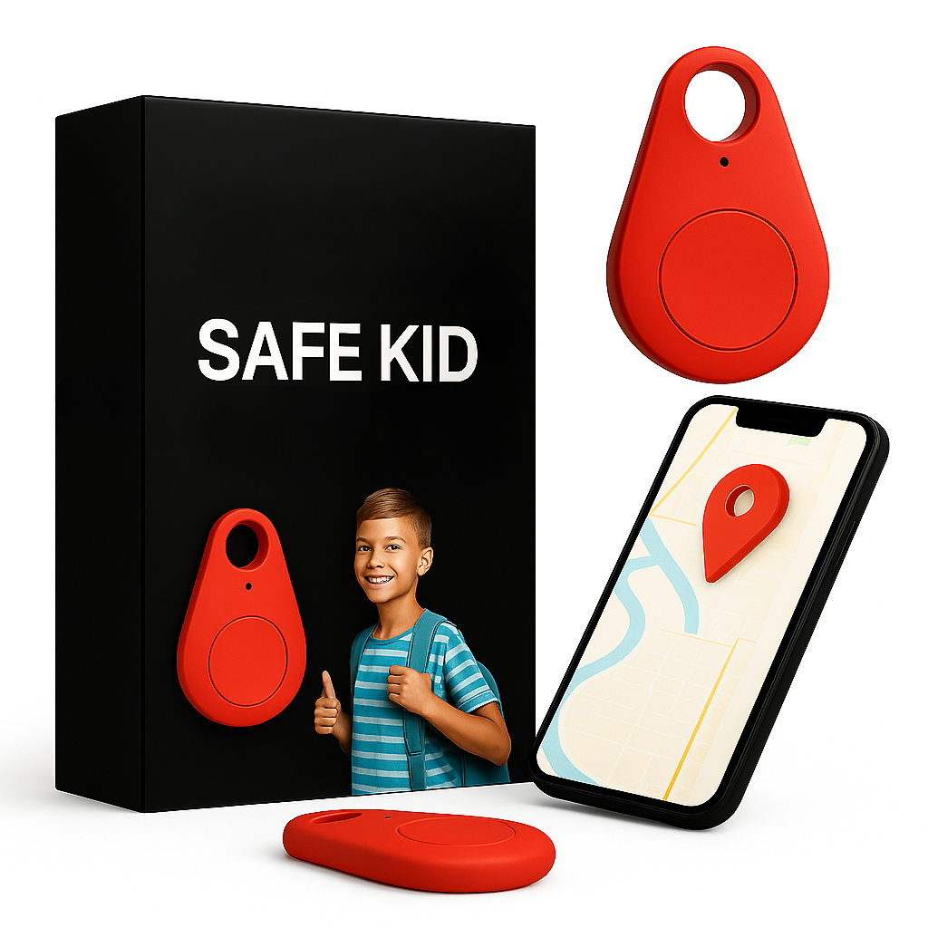 KidiSafe | Rastreador GPS Infantil Impermeable con Ubicación en Vivo y SOS
