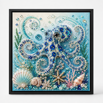 Kit de arte de mosaico de perlas 3D de medusa