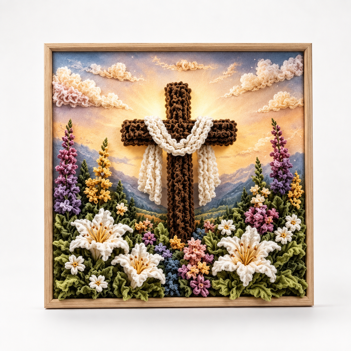 Kit de arte de tela de punzonado 3D - Pastor