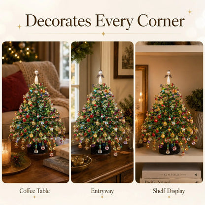 Kit DIY para árbol de Navidad de abalorios