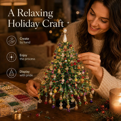 Kit DIY para árbol de Navidad de abalorios
