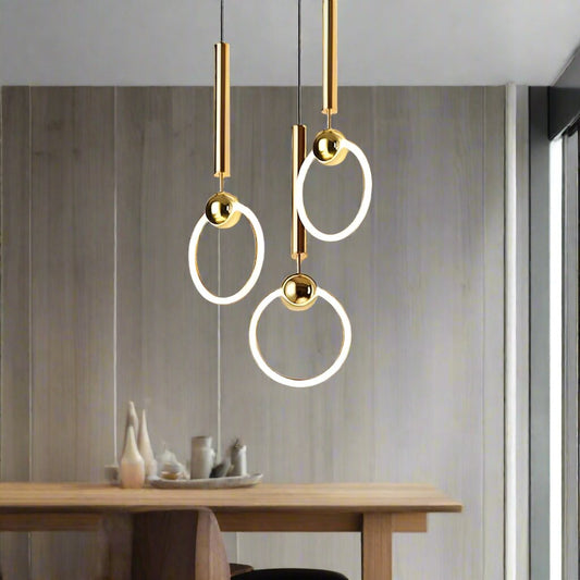 Lámpara Colgante Nórdica Diseño Minimalista y Forma Elegante