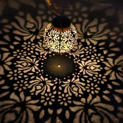 Lámpara Colgante Solar LED para Jardín Impermeable - RadiantGlow