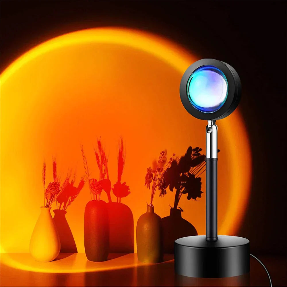 Lámpara de Atardecer con 4 Colores - GlowSphere