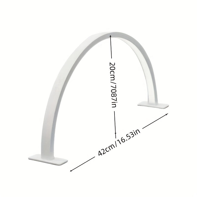 Lámpara de Escritorio LED en Forma de Media Luna | Luz Metálica Ajustable USB