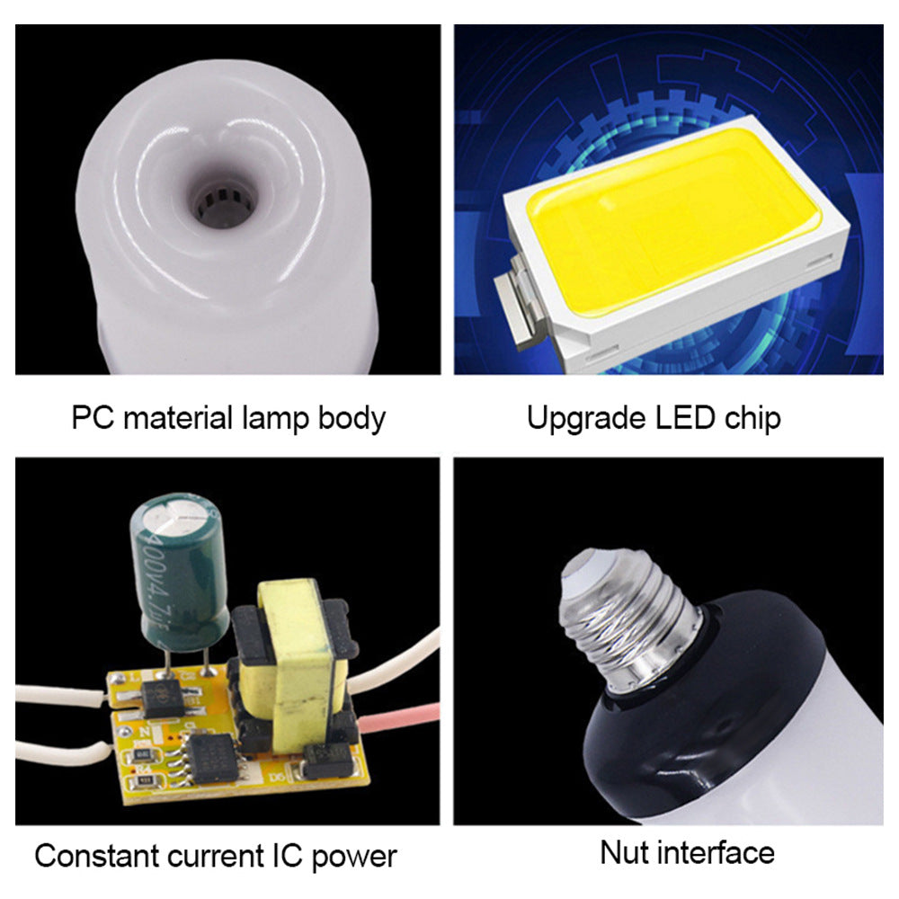 LÁMPARA DE FIESTA CON LUZ DE LLAMA LED - 4 MODOS SIMULANDO FUEGO