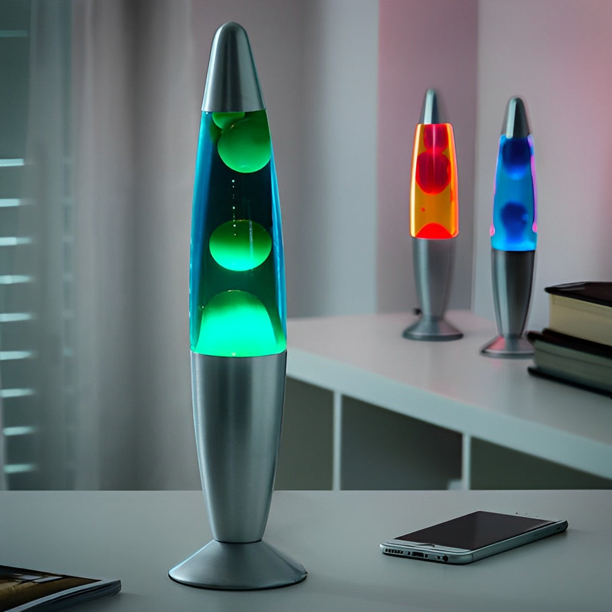 Lámpara de Lava Retro para Decoración de Iluminación en el Hogar