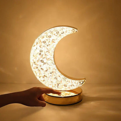 Lámpara de Mesa de Cristal Mágica con Función de Regulación - Celestia