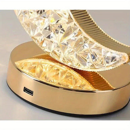Lámpara de Mesa de Cristal Mágica con Función de Regulación - Celestia