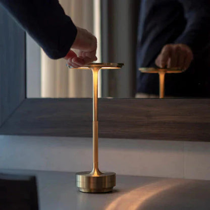 Lámpara de Mesa de Diseño Recargable por USB Inalámbrica - GlowBeam