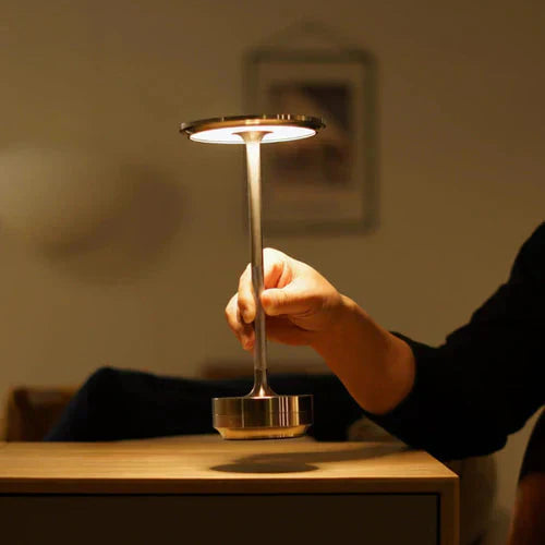Lámpara de Mesa de Diseño Recargable por USB Inalámbrica - GlowBeam