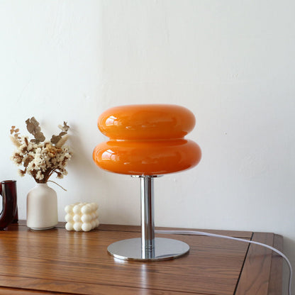Lámpara de Mesa de Vidrio de Diseñador Italiano | Luz de Acento Moderna Retro