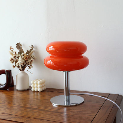 Lámpara de Mesa de Vidrio de Diseñador Italiano | Luz de Acento Moderna Retro