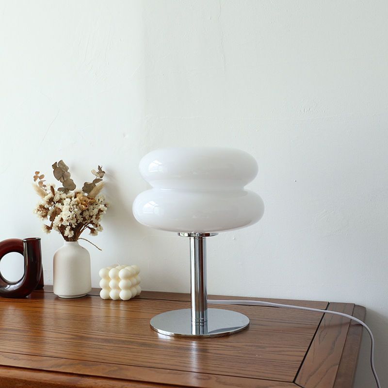 Lámpara de Mesa de Vidrio de Diseñador Italiano | Luz de Acento Moderna Retro