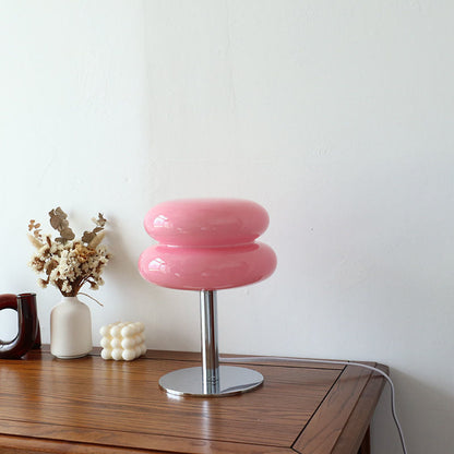 Lámpara de Mesa de Vidrio de Diseñador Italiano | Luz de Acento Moderna Retro