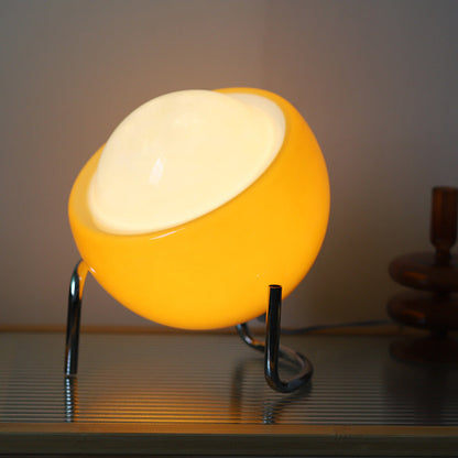 LÁMPARA DE MESA DE VIDRIO RETRO - ILUMINACIÓN NORDICA ATMOSFÉRICA