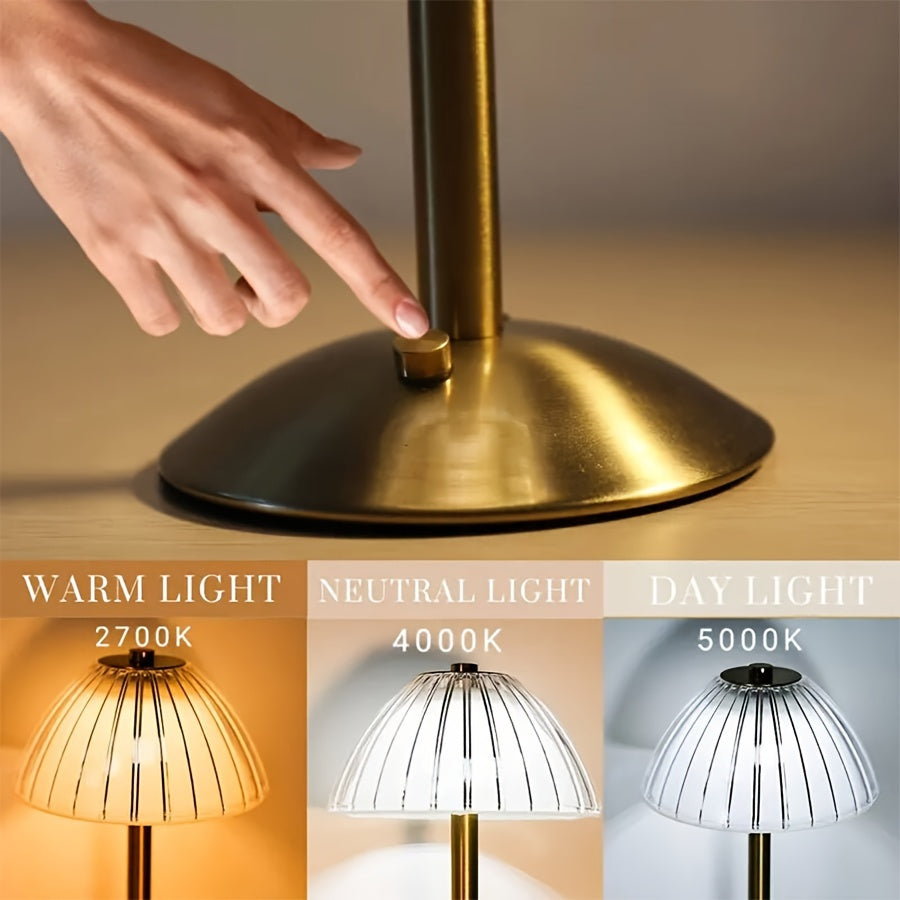 Lámpara de Mesa Golden Touch | Recargable por USB