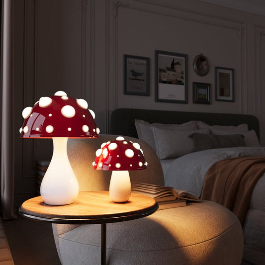 Lámpara de Mesa LED | Luz Moderna Inspirada en Amanita