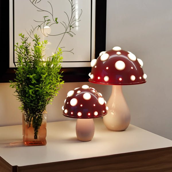 Lámpara de Mesa LED | Luz Moderna Inspirada en Amanita