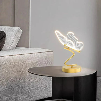 Lámpara de Mesa LED Mariposa de Lujo - ButterflyLuxe