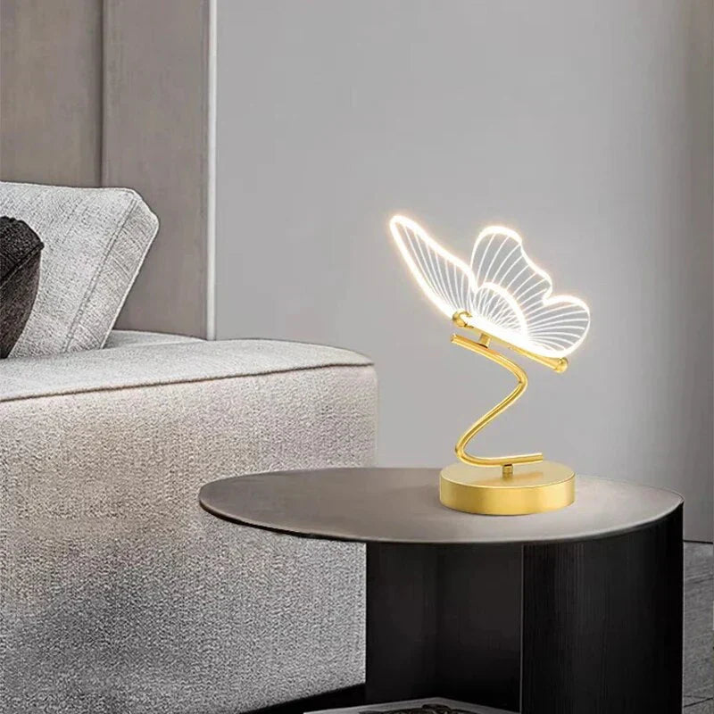 Lámpara de Mesa LED Mariposa de Lujo - ButterflyLuxe