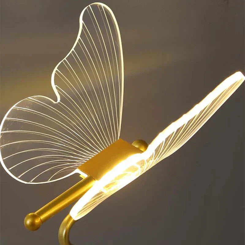 Lámpara de Mesa LED Mariposa de Lujo - ButterflyLuxe