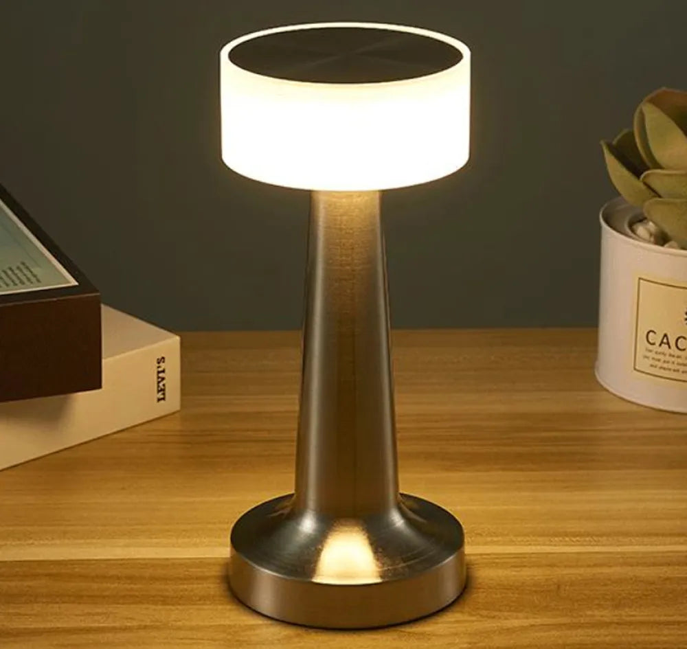 Lámpara de Mesa LED Portátil Inalámbrica Clásica - LumiCrest