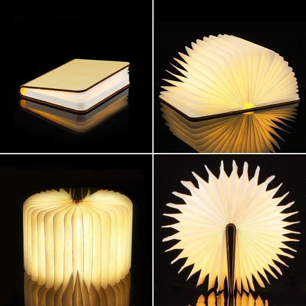 Lámpara de Mesa Lumibook | Luz Recargable Plegable 360°