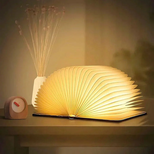 Lámpara de Mesa Lumibook | Luz Recargable Plegable 360°