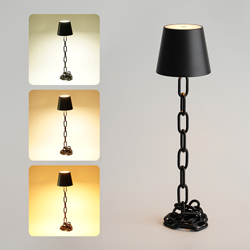 Lámpara de Mesa Moderna de Cadena | Luz LED Táctil Recargable