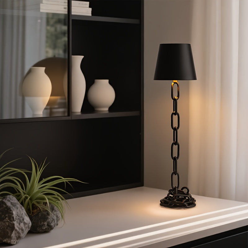 Lámpara de Mesa Moderna de Cadena | Luz LED Táctil Recargable