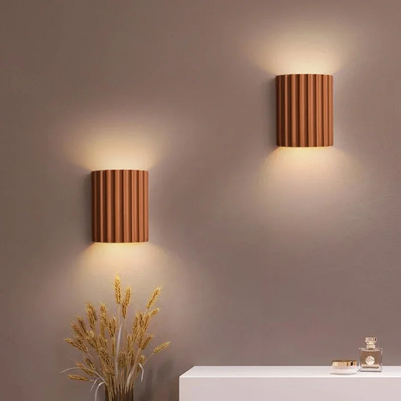 Lámpara de Pared de Resina Moderna Nórdica | Lámpara de Pared Interior Elegante