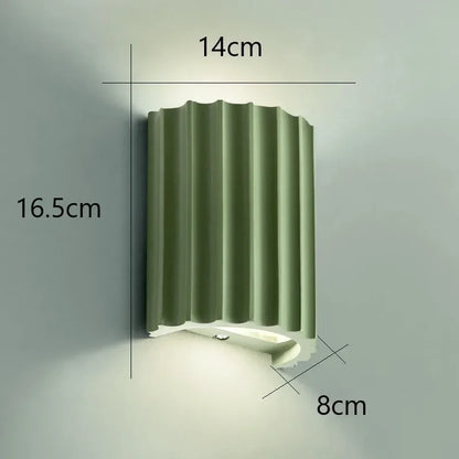 Lámpara de Pared de Resina Moderna Nórdica | Lámpara de Pared Interior Elegante