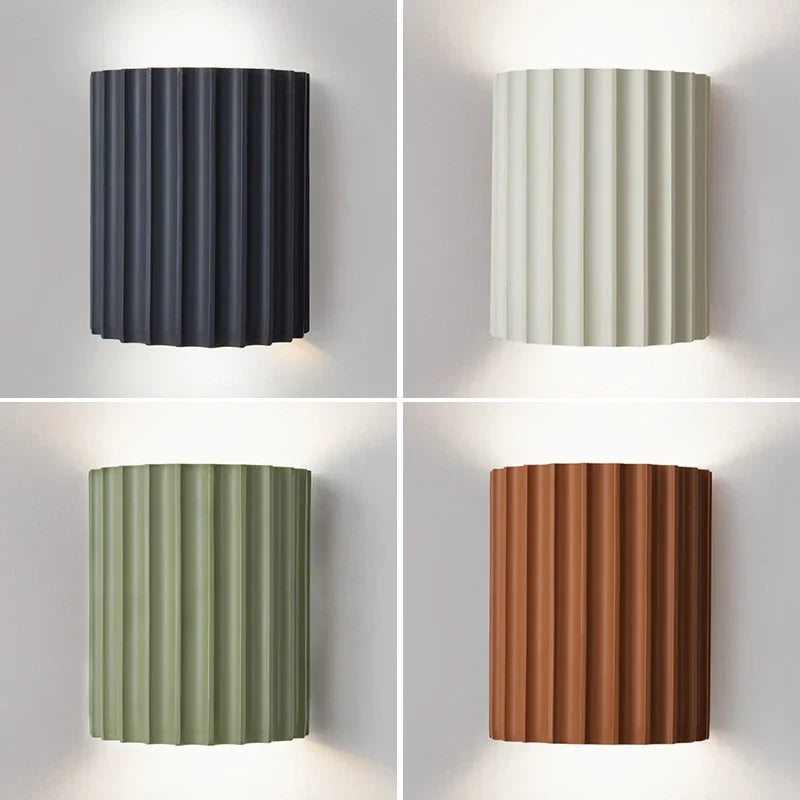 Lámpara de Pared de Resina Moderna Nórdica | Lámpara de Pared Interior Elegante