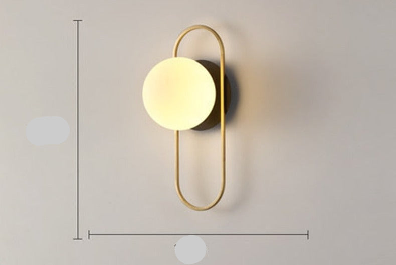 Lámpara de Pared Escandinava – Armonía y Simplicidad