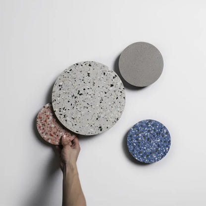 Lámpara de Pared Escandinava Combinación Única de Terrazzo y Luz Cálida