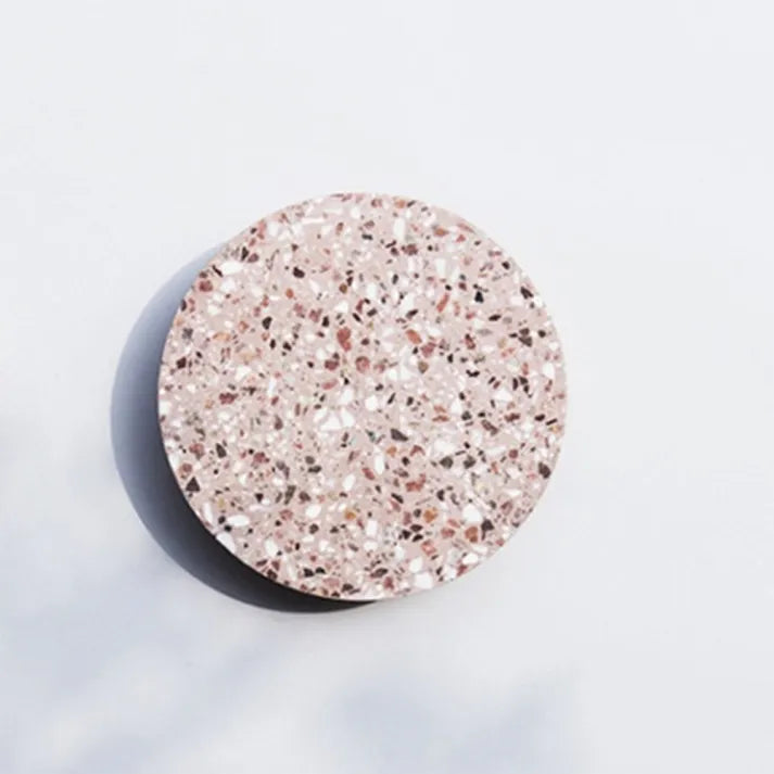 Lámpara de Pared Escandinava Combinación Única de Terrazzo y Luz Cálida