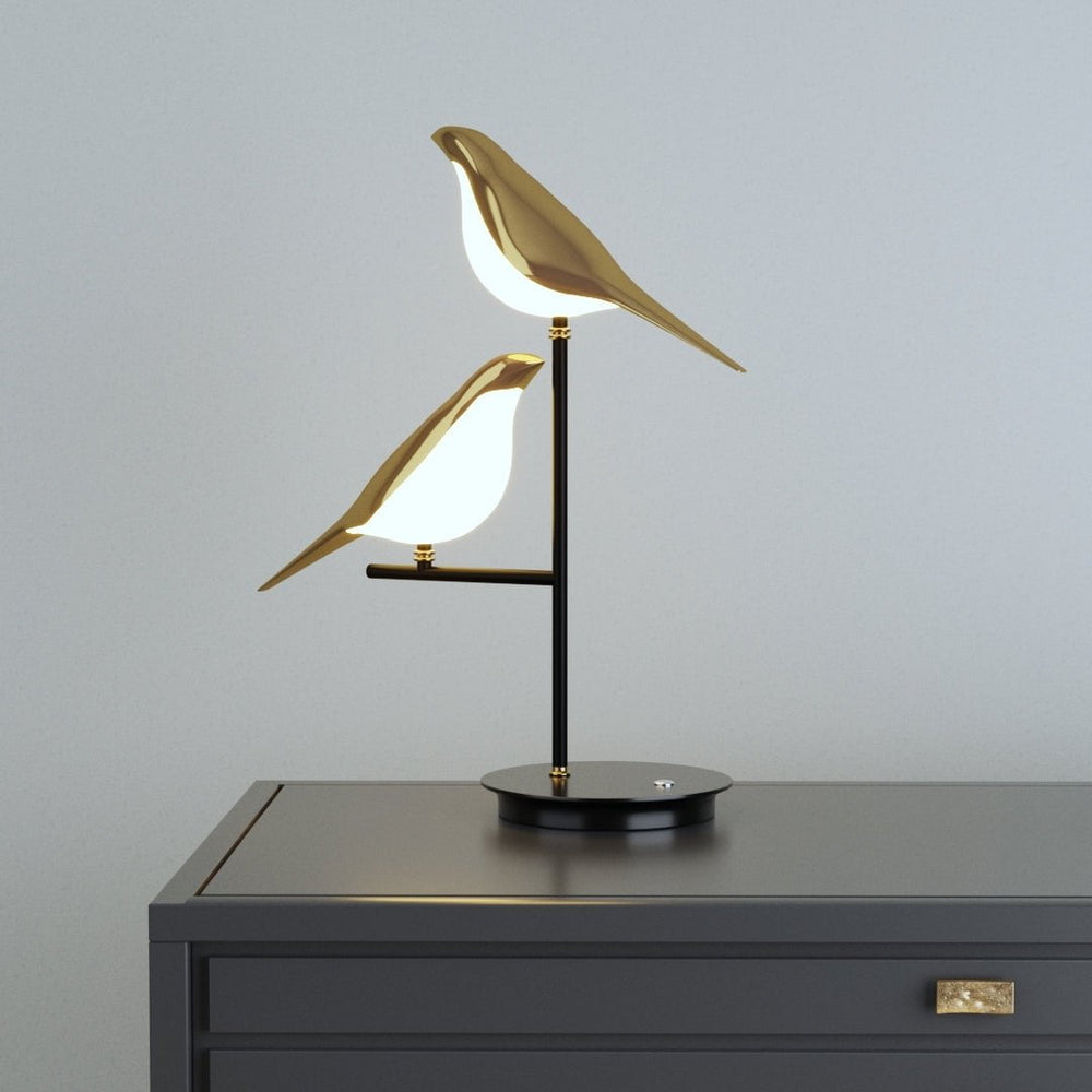 Lámpara de Pared Golden Birdlight | Aplique de Pared LED Moderno Nórdico