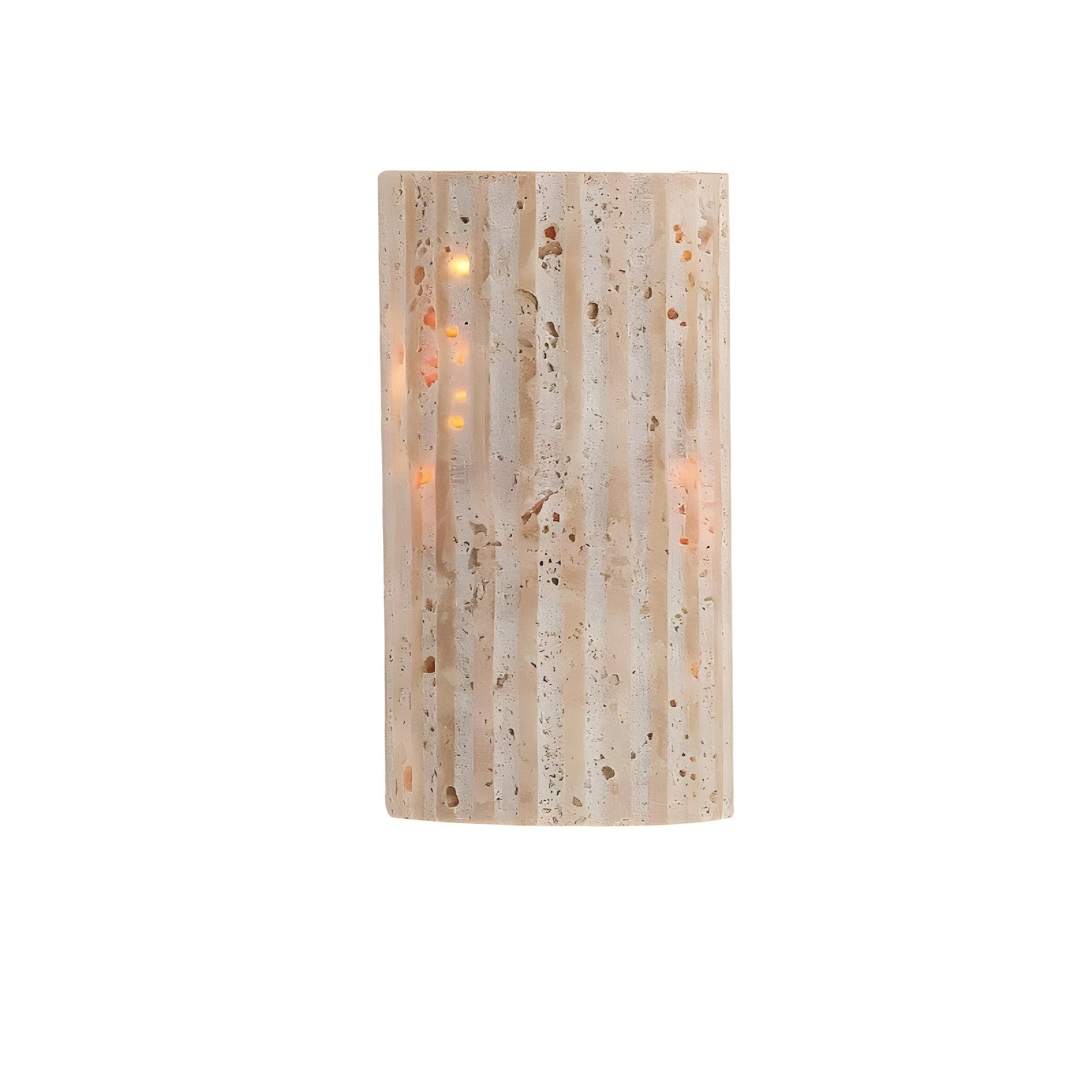 Lámpara de Pared Hecha de Piedra Natural para un Interior Elegante