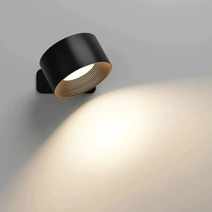 Lámpara de Pared Inalámbrica – Iluminación LED Ajustable 360° y Recargable (USB)