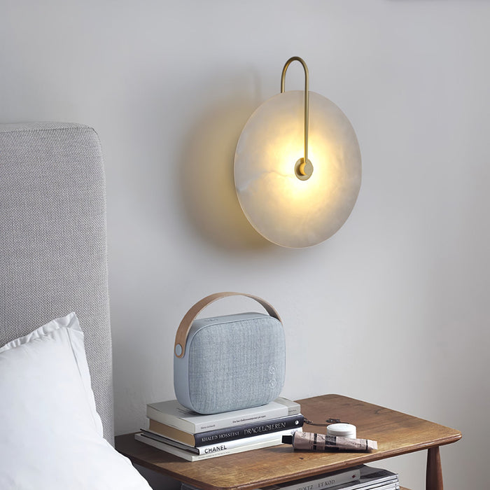 Lámpara de Pared LED de Alabastro – Elegancia y Calma en la Luz