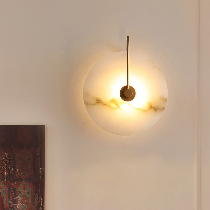 Lámpara de Pared LED de Alabastro – Elegancia y Calma en la Luz
