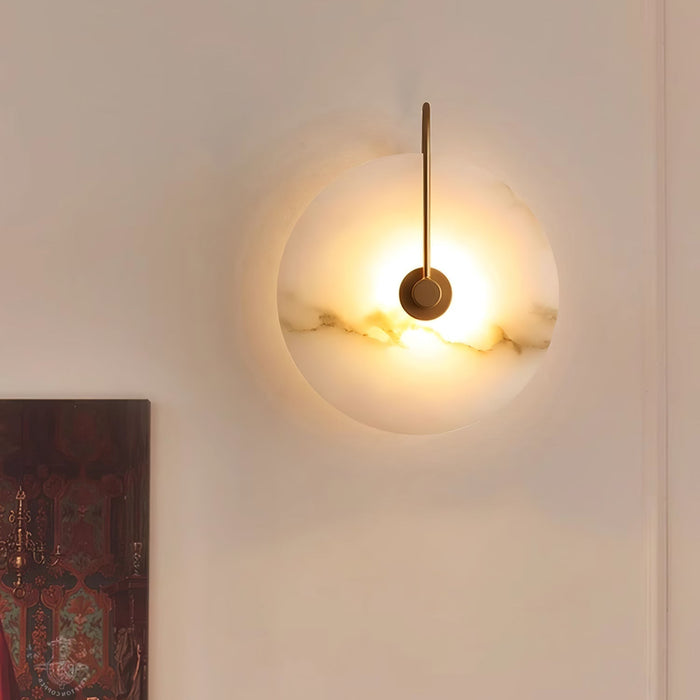 Lámpara de Pared LED de Alabastro – Elegancia y Calma en la Luz